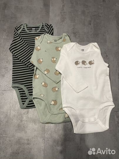Новый комплект боди h&m