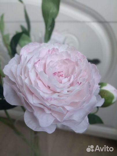 Пионы из холодного фарфора