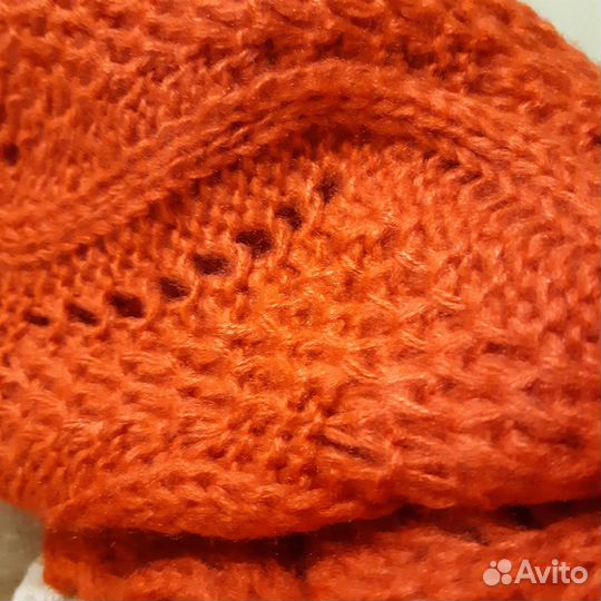 Шарф вязанный длинный женский