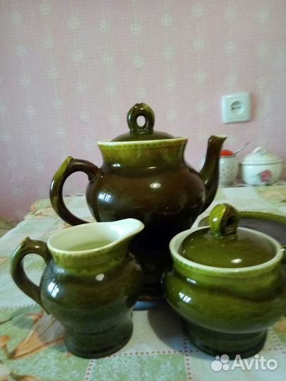 Кофейный керамический сервиз зик