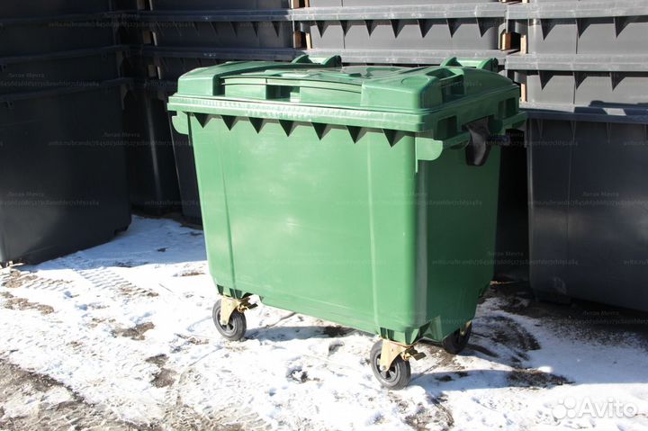 Мусорный Пластиковый Контейнер 660л C5896