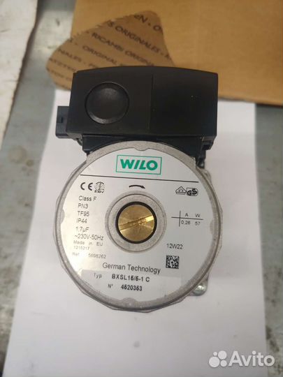 Новый оригинальный baxi насос Wilo