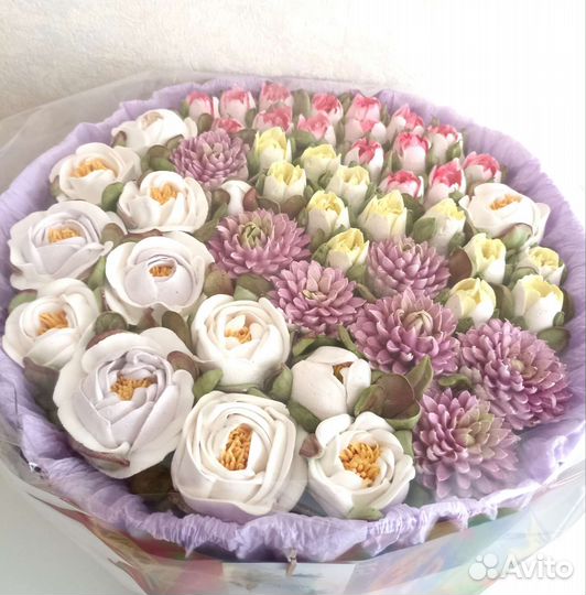 Зефирные букеты