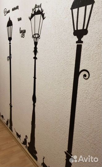 Интерьерные наклейки Декоретто