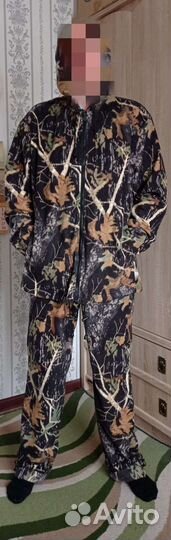 Костюм флисовый камуфляж р.52-54