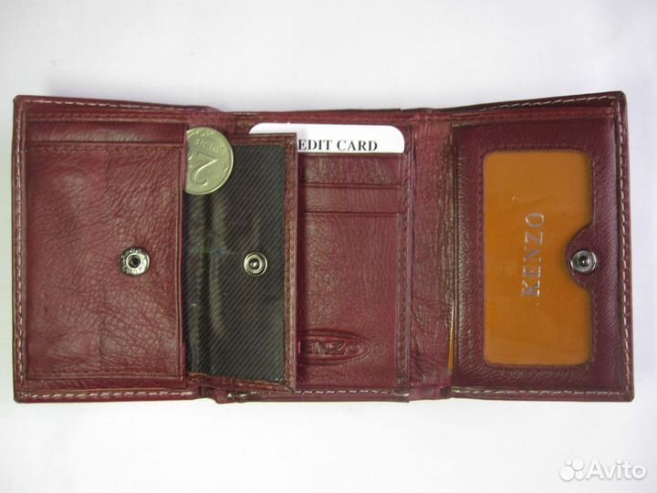 Кошелек женский, портмоне, кожа