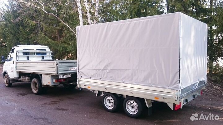 Прицеп сст 7132-30 (без тента и дуг)