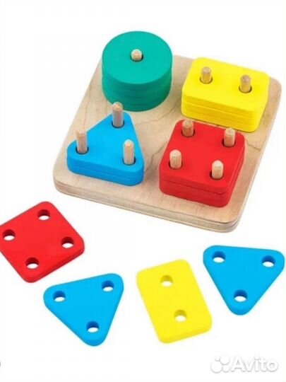 Деревянные развивающие игрушки