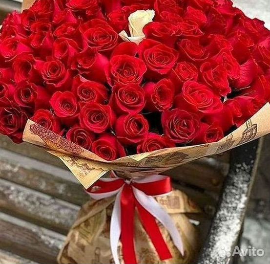 Высокие Розы Гиганты Доставка Круглосуточно