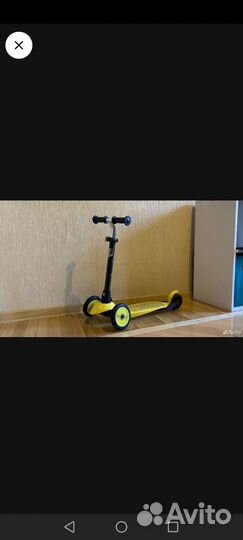 Самокат детский трехколесный бу