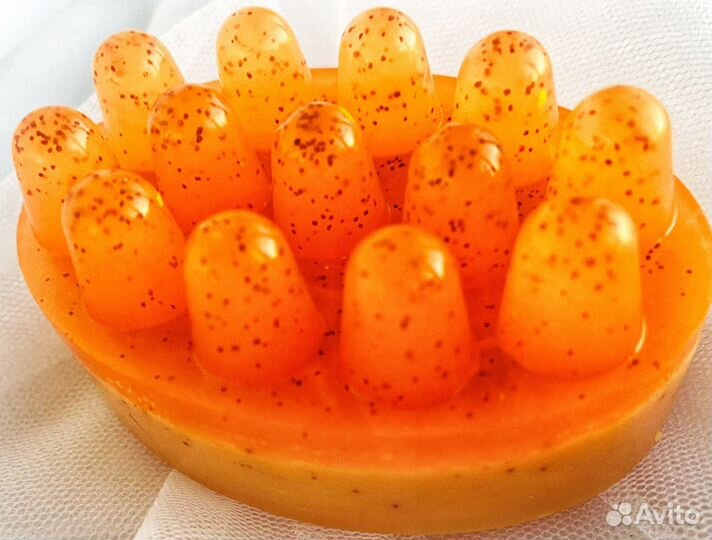 Мыло скраб массажное антицеллюлитное большое