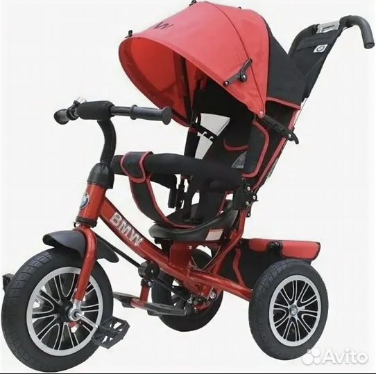 Велосипед коляска с ручкой