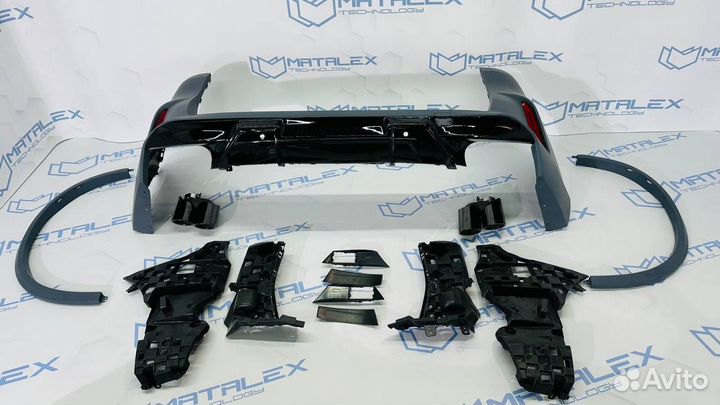 Задний бампер BMW X5m F95 с насадками