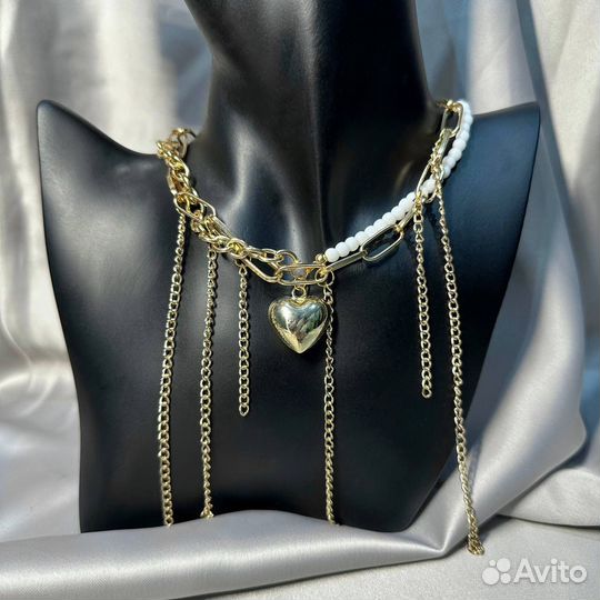 Колье из агата