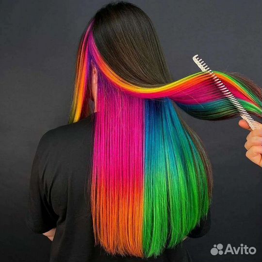 Скрытое окрашивание волос