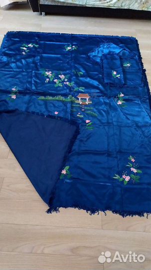 Комплект из натурального Шëлка(покрывало, 2 наволо