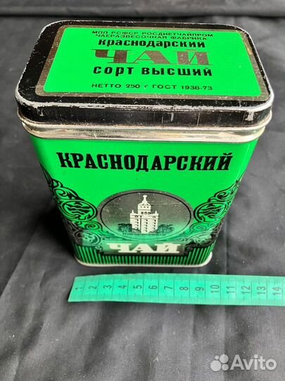 Банка из-под чая СССР