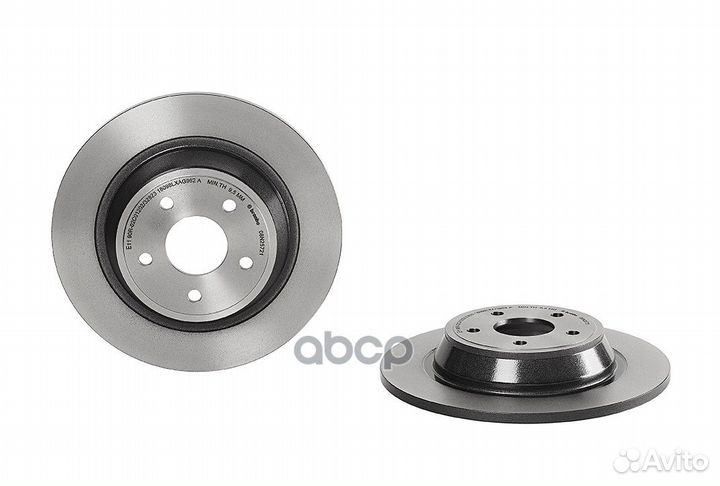 Диск тормозной Re Mon'14- 08.N257.21 Brembo