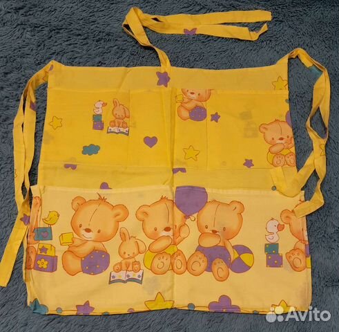 Органайзер на детскую кроватку (кармашки)