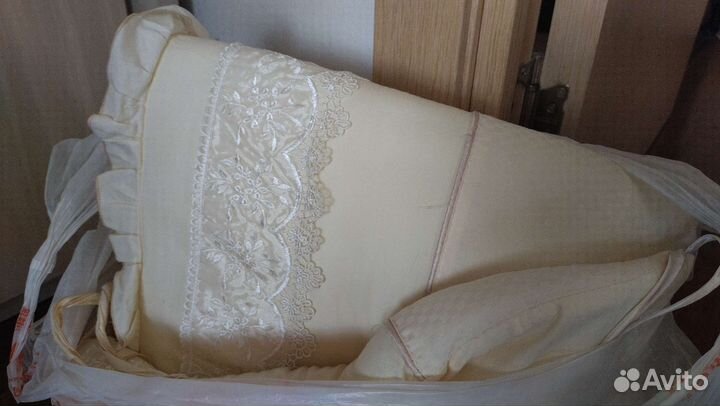 Комплект в кроватку из сатина