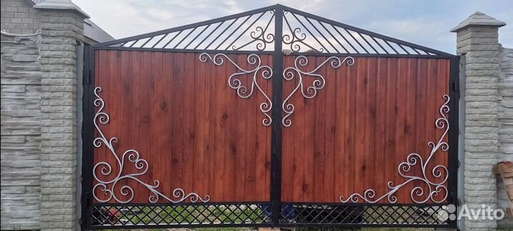 Установка заборов из профлиста