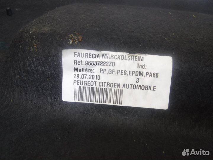 Полка багажника Citroen DS3