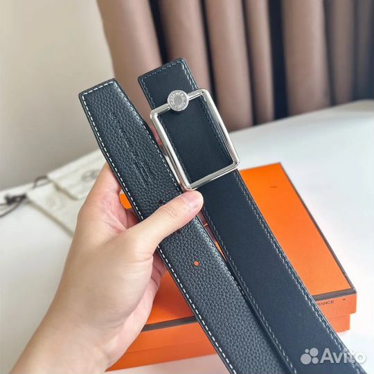 Ремень Hermes Herbag серебро В наличии