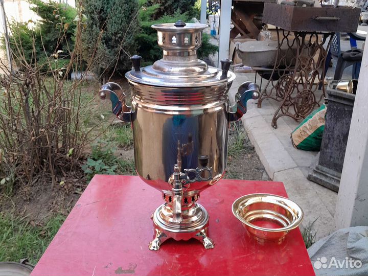 Тульский самовар на дровах
