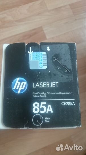 Картридж оригинальный hp ce285a (85a) новый