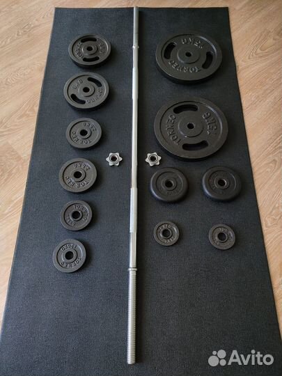 Гриф и набор дисков Torneo