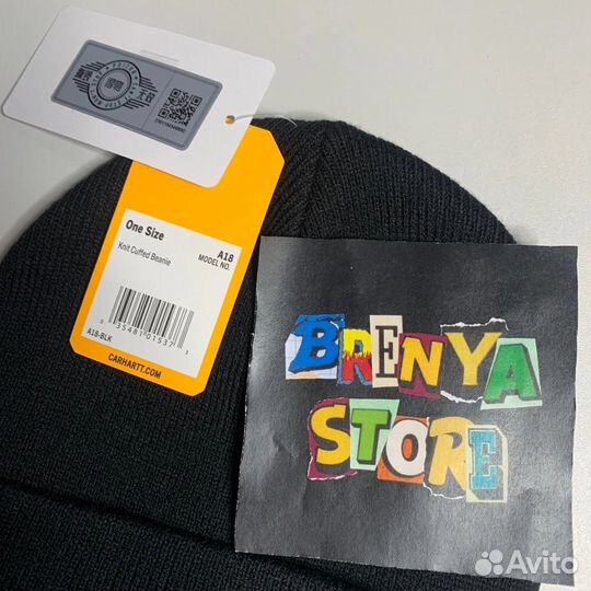 Шапка Carhartt Чёрная