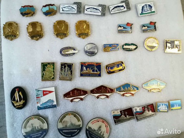 Значки СССР корабли