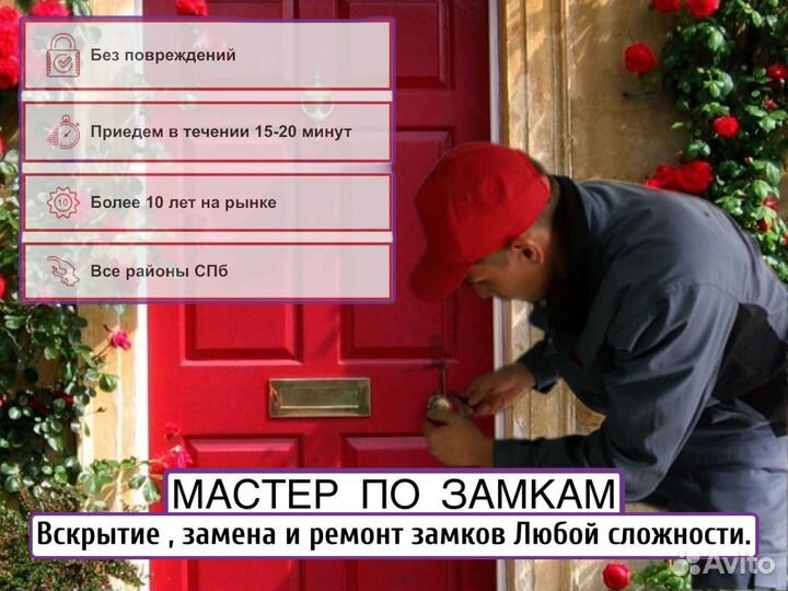 Вскрытие. замена замков. ремонт замков