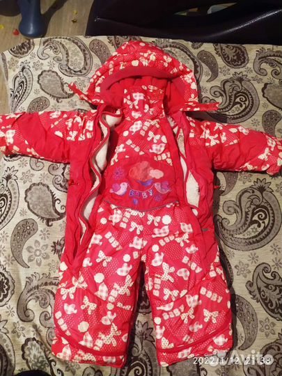 Комбинезон зимний 68 р, б/у, требует ремонта