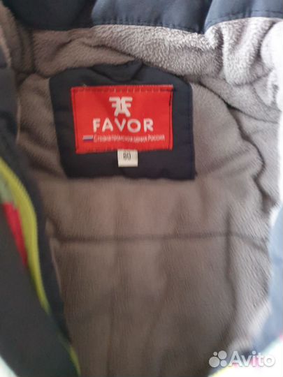 Зимний комбинезон для девочки 80