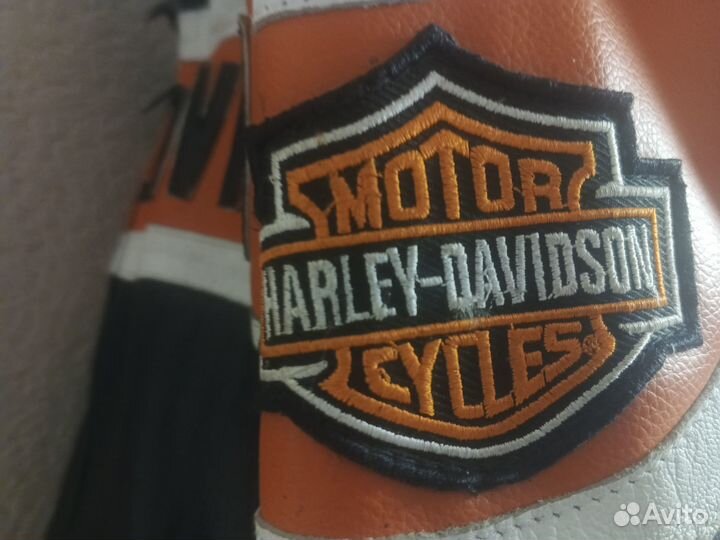 Куртка кожаная Harley davidson штаны Gipsy