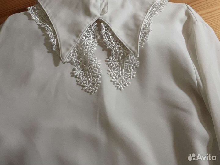 Блузка школьная белая