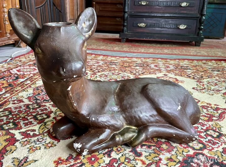 Копилка винтаж олень