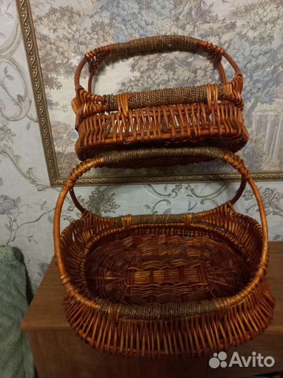 Корзина плетенная