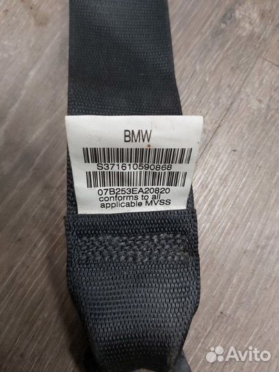 Ремень безопасности задний левый Bmw X5 3.0D E70
