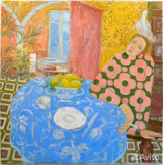 Авторская картина маслом 110*110