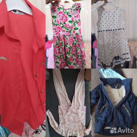 Отдам одежду для девочки от 5 до 7 лет