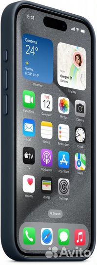 Чехол Apple FineWoven для iPhone 15 Pro, оригинал