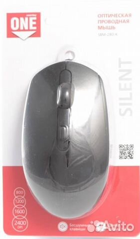 Мышь проводная Smartbuy ONE 280-K (SBM-280-K), без
