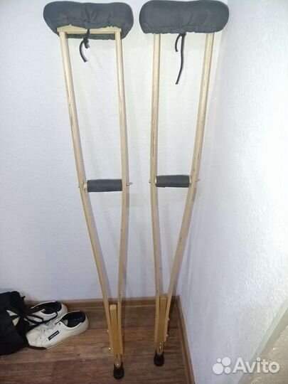 Противопролежневый матрас новый, костыли