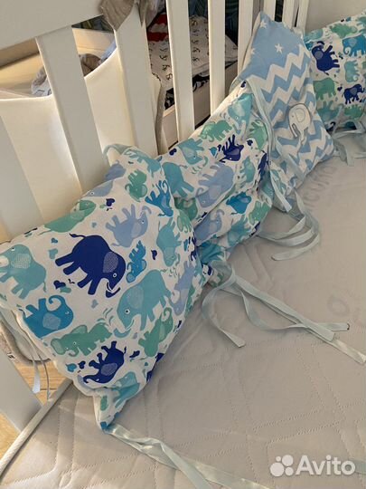 Подушки мягкие бортики в детскую кроватку