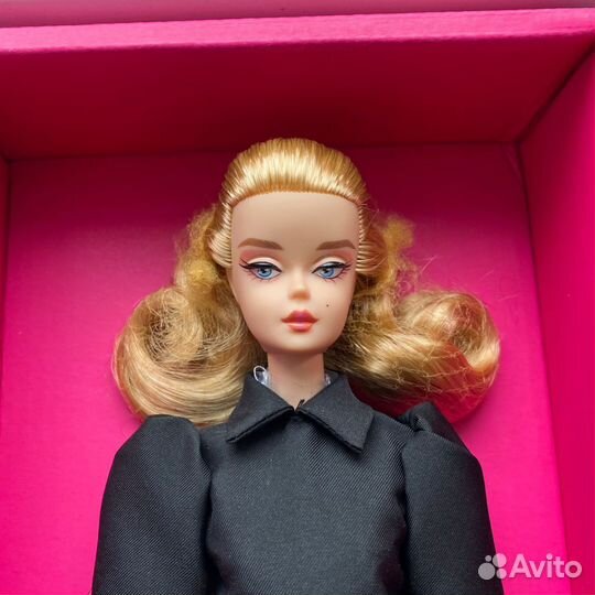 Кукла barbie silkstone best in black