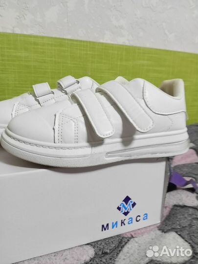 Кеды белые для мальчика