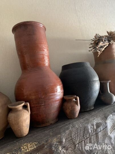 Глиняная крынка