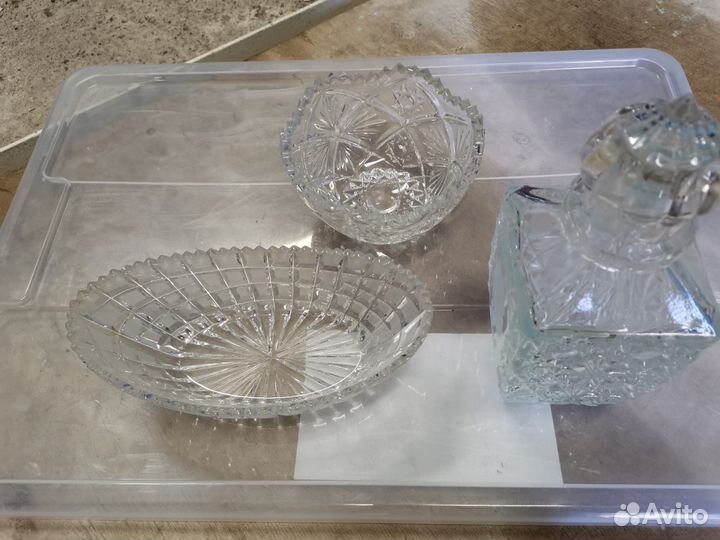 Хрустальная посуда СССР